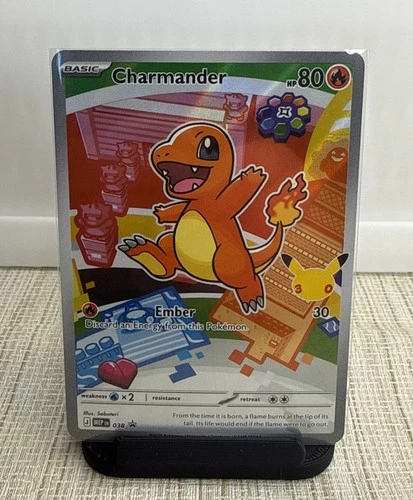Pokemon TCG Charmander 038 Promo Illustration Rare First Partner AnniversaryNM/M