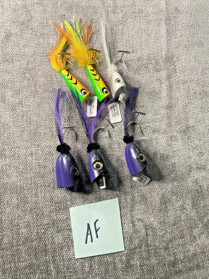 MOSCAS DE AGUA SALADA UMPQUA - Lote de 6 - Nuevas - Poppers (Pesca con mosca AF) Foto 2 de 4