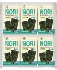 Organic Seasoned Roasted Seaweed Snacks 12 PK Sea Salt.  Kim Nori 