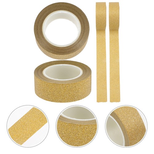 4 Rollen Glitzer Aufkleber Kind Washi Tape für Scrapbooking Klebebänder