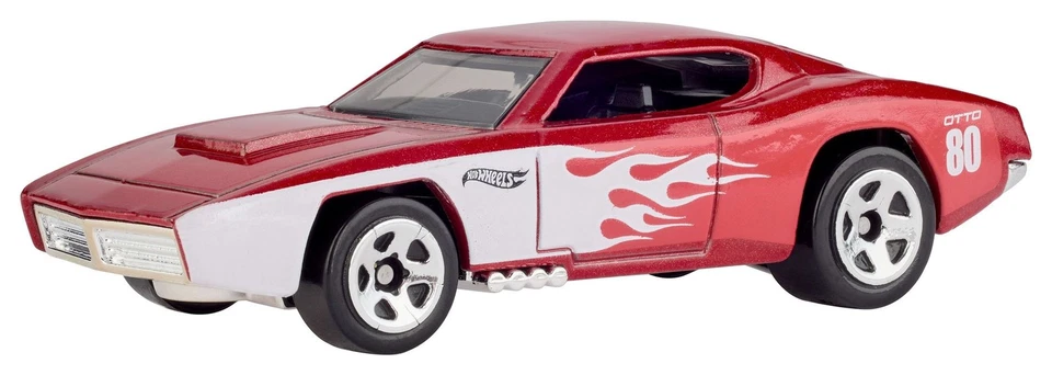 Mattel Set auto modelli 80° anniversario scala 1:64 5 pz HOT WHEELS Rosso JGK08 - Immagine 4 di 4