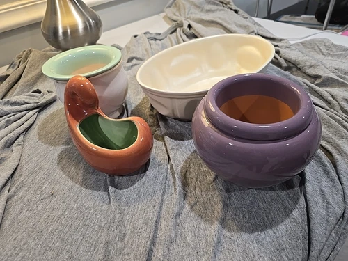 4 Planters: Red Wing USA, Haeger USA, African Violet; Pottery, Terra Cotta