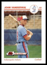1991 Line Drive AAA John Vander Wal Indianapolis Indians #197