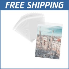 Premium 18x24 Clear Plastic Sleeves - 100 Count for Safe Artwork and Documents
