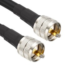 6 Ft RG8U Coaxial Cable w Pl-259 Male Connectors for CB/Ham Radio
