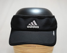 Adidas Climacool Mens Adizero 2 Running Tennis Adjustable Visor Black Silver