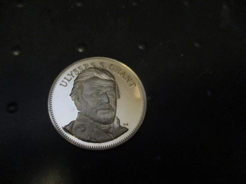 .925 ONE OUNCE SILVER ROUND FREEDOM FOUNDATION AT VALLEY FORGE ULYSSES S GRANT