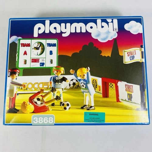 Playmobil 3868 Street Cup Soccer Arena New Vintage 1996 Geobra