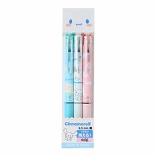 Sanrio Characters Cinnamoroll FriXion Ball Knock Set of 3 Ballpoint Pen JP LTD