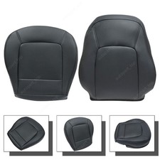 Front Driver Bottom Top Leather Seat Cover Black For 1998-10 Volkswagen Beetle