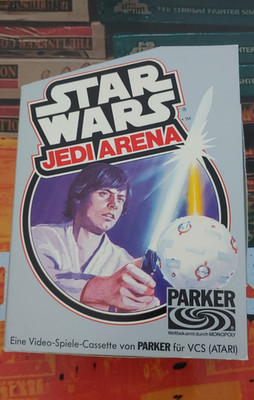 STAR WARS Jedi Arena (Parker 1982) ATARI VCS 2600 (Modul, Manual, Box) works #2