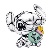 Pandora Schmuck Charm 925 Silber Disney Stitch Und Schrulle 794554C01