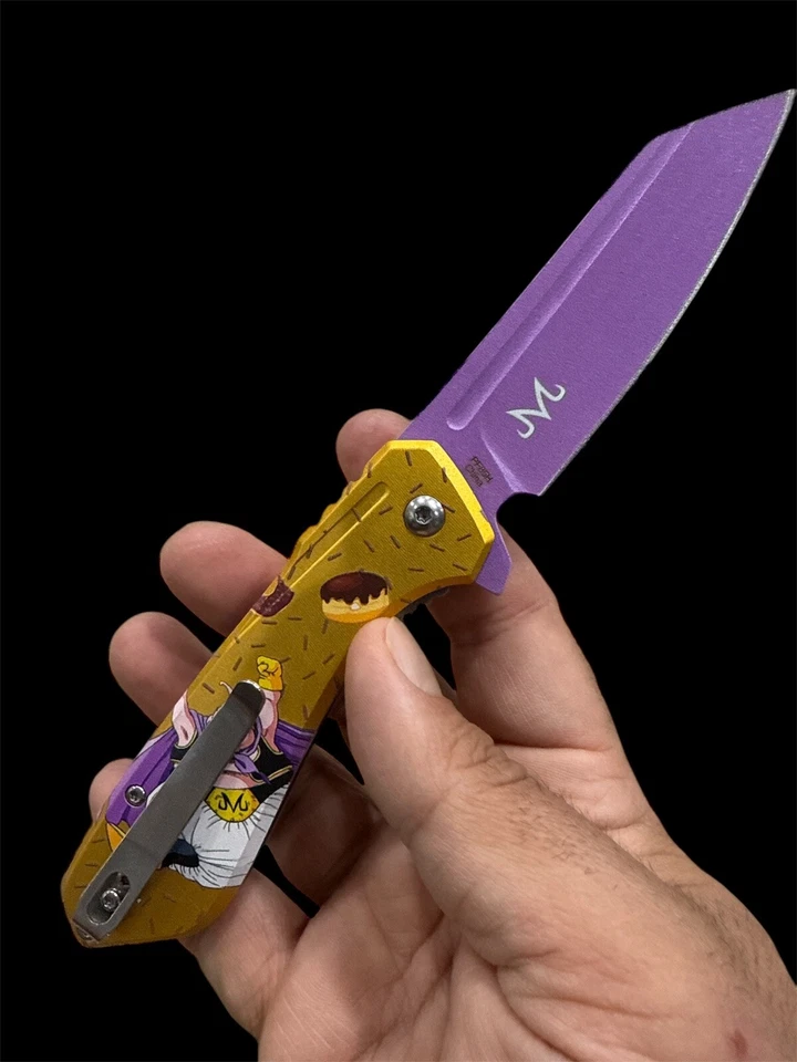 Аниме тематический пружинный карманный нож - коллекционный аниме дизайн Edc pF85H - Изображение 2 из 2