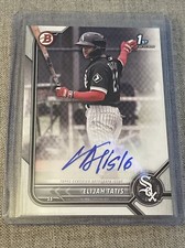 Elijah Tatis 2022 Bowman Prospects Auto Autograph Card #PPA-ET White Sox