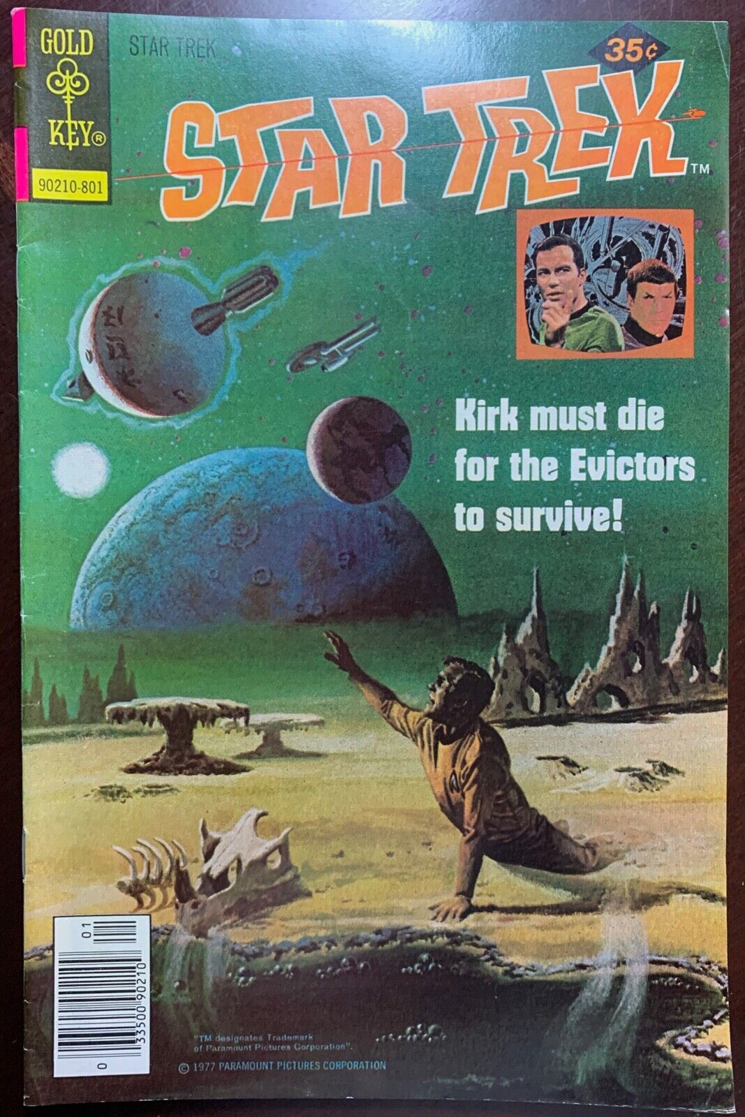 STAR TREK #50  Planet of No Life **35¢ variant** 1978  FN