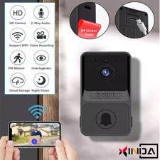 Wireless Doorbell WiFi Security Door Bell RingChime Intercom Smart VideoCamera