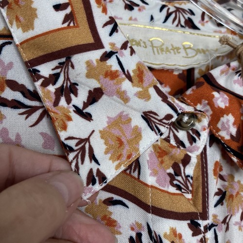 Top a tunica Jen's Pirate Booty stampa multipla Roma Lockhart in oro Roma taglia S - Foto 11 di 15