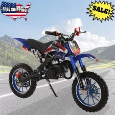 Kids Gas Mini Dirt Bike Motorcycle 49cc 2-Stroke Mini Off-Road Sports Ride