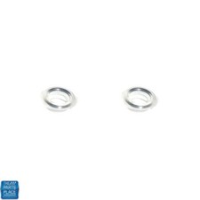 1964-66 Gm Door Lock Knob Ferrule Plastic - Pair 1964-66 Gm Door Lock Knob Ferrule Plastic - Pair