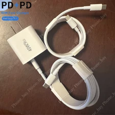 40W Fast Charger Block USB Type C Wall Power Adapter For iPhone 16 15 14 13 12 X