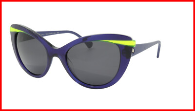 Face A Face Sunglasses Frame SHINE 2 Col. 008 Acetate Ink Blue Flourescent Yello