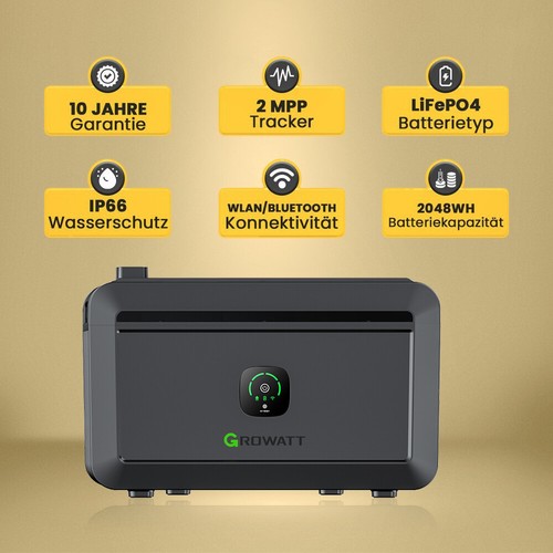 Growatt Solar Speicher NOAH 2000 2048Wh mit NEO 800M-X Mikrowechselrichter - Bild 2 von 21