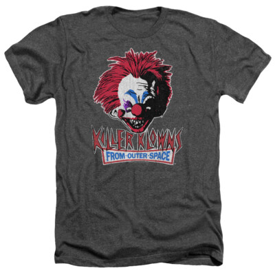 KILLER KLOWNS FROM OUTER SPACE Licensed Adult Men's Heather Tee Shirt SM-3XL