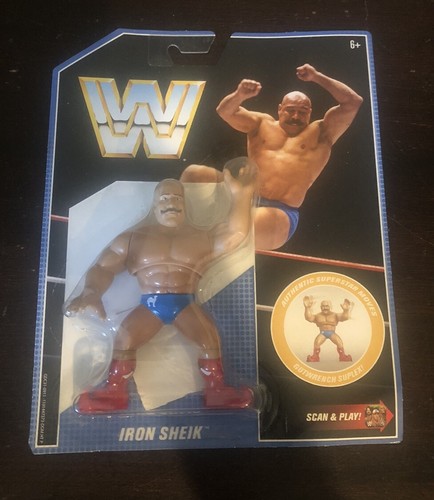 WWE Mattel Iron Sheik Retro Figure Series 8...