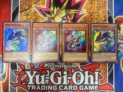 Yugioh - Wind-Up Magician GENF-EN014 RARE X2 + Shark CBLZ-ENSE1 SUPER X2
