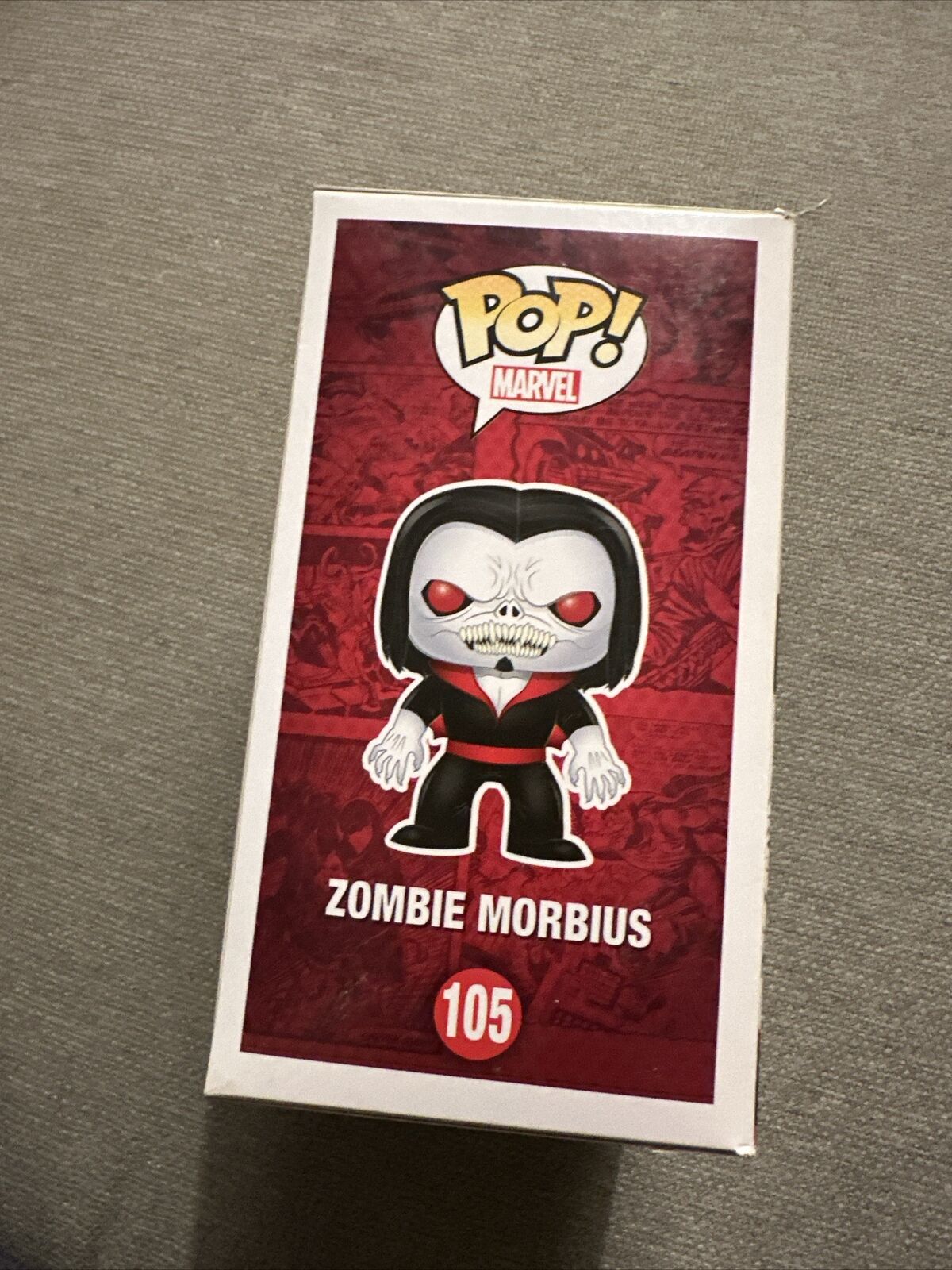 Funko Pop! Marvel #105 Zombie Morbius Marvel Collectors Corps Exclusive ...