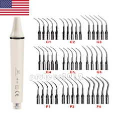Dental Ultrasonic Piezo Scaler Handpiece/ Scaler Tips fit EMS woodpecker