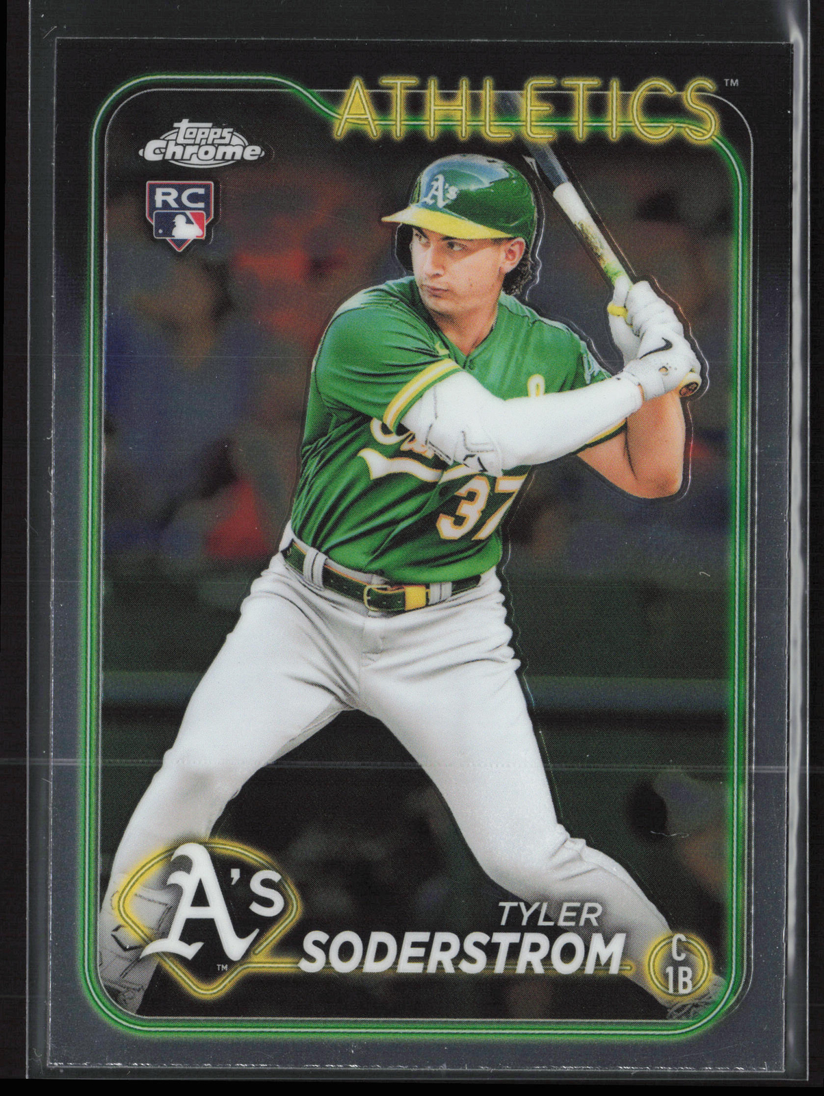 2024 Topps Chrome Tyler Soderstrom 298 RC | Oakland Athletics