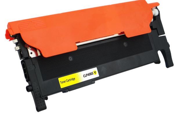 CARTUCCIA PER SAMSUNG CLP-360 CLP-365 CLX-3300 CLX-3305 TONER CLT-Y406S YELLOW