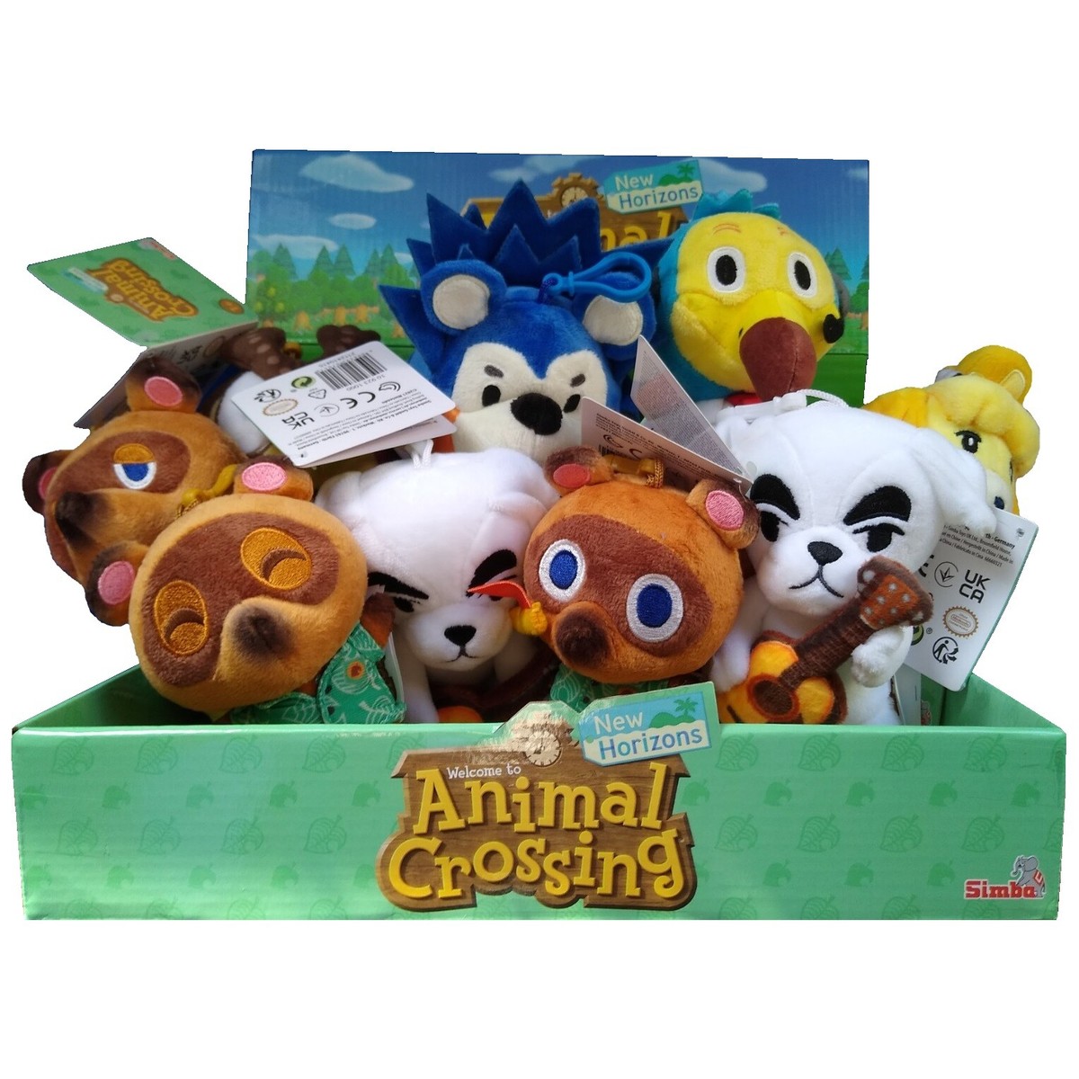Animal Crossing Plush Toy Official Nintendo New Horizons Bag Clip