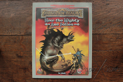 How the Mighty Are Fallen AD&D 2E Forgotten Realms Arcane Age Modul TSR 9540