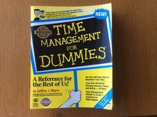 Time Management For Dummies Paperback Self Help Book, Jeffrey J. Mayer, 1995