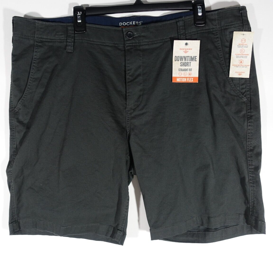 Dockers Downtime Shorts Men 42 Straight Fit Motion Flex Hidden Pocket  Stretch