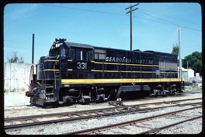 Original Schienenfolie - SCL Seaboard Coast Line 331 Orlando FL 26.04.1986