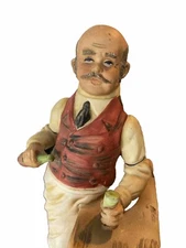 Lionstone Whisky Decanter Bartender Original Jeremiah Potts 1969  Porcelain