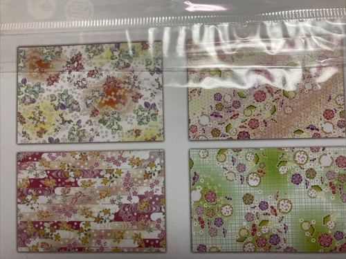 Double-sided Japanese style Chiyogami Origami paper beautiful lot - Picture 2 of 7