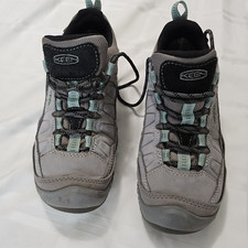 Keen Dry Sneakers Women Size 6 Hiking Shoes Gray Leather Waterproof