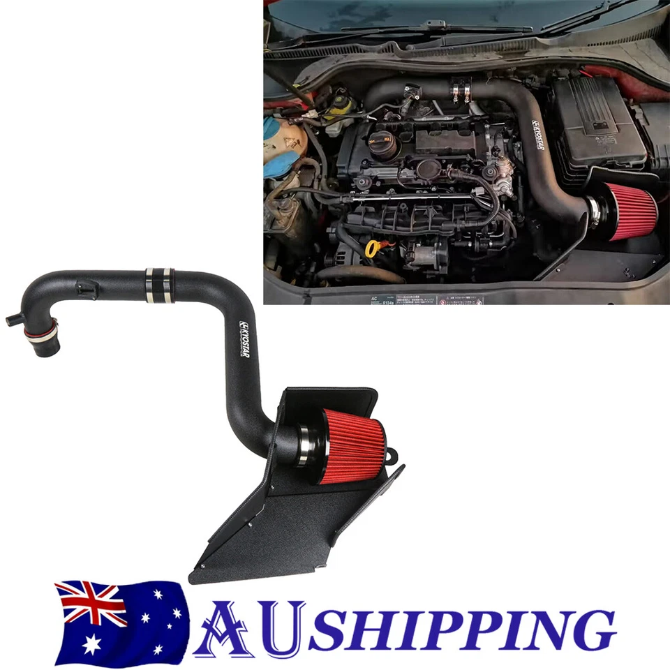 For VW MK5 GTI/GLI MK6 Golf R Audi A3 S3 2.0T FSI EA113 Cold Air Intake System - image 3 of 4