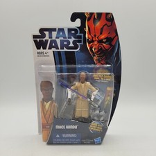 Star Wars Clone Wars Mace Windu 3.75  Action Figure 2012 Hasbro