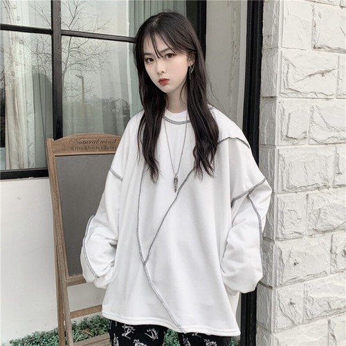 Lady Splice T-shirt Harajuku Sweatshirt 