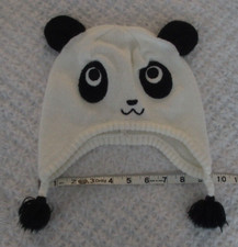 Gymboree 8 and up 6 7 9 10 Girls Panda Hat Winter Snow Ear Cover