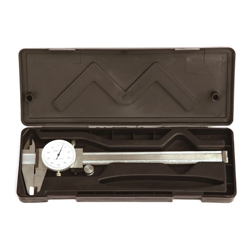 HFS(R) 0-6" Stainless Steel 4 Way Imperial Dial Caliper .001" Shock Proof