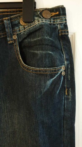 Ellos Women's Plus Size Slim 5-Pocket Straight Jeans Blue UK 22 LN011 QQ 07 - Picture 3 of 3