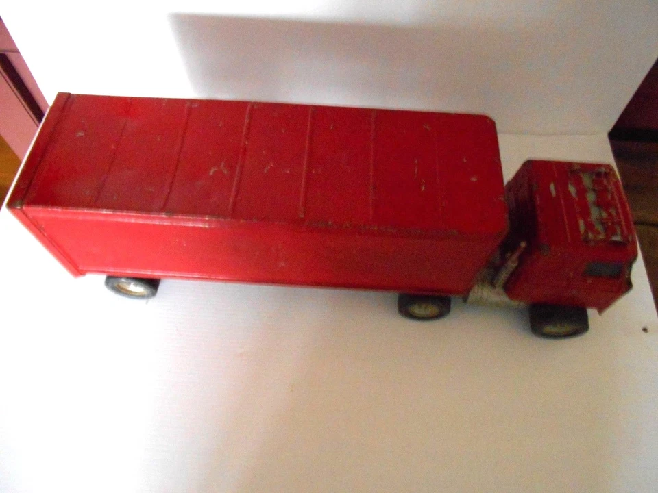 ANTIGUO JUGUETE VINTAGE INTERNACIONAL ERTL SEMI Foto 3 de 4