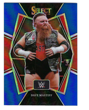DAVE MASTIFF 2022 PANINI SELECT WWE PREMIER BLUE PRIZM /199