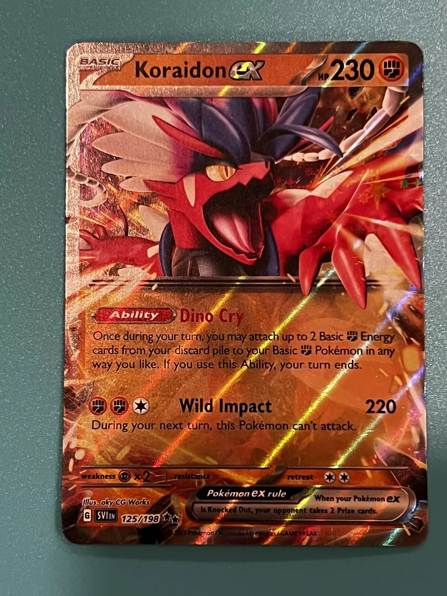 Koraidon ex - 125/198 Ultra Rare - Scarlet & Violet